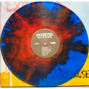 Exploited, The - Live At The Whitehouse - (blue-red splatter) col lp