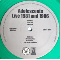 Adolescents - Live 81 And 86 - col lp