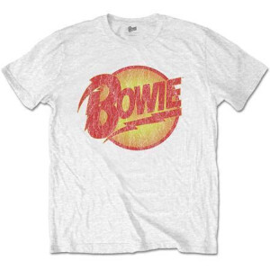 David Bowie - Vintage Diamond Dogs Logo (white) - XL