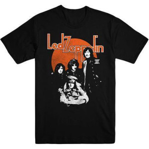 Led Zeppelin - Orange Circle (black)