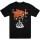 Led Zeppelin - Orange Circle (black)