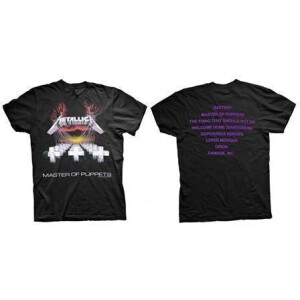 Metallica - Master of Puppets Tracks (black)