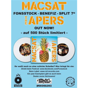 Macsat/The Apers - split col 7"