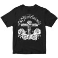 Old Firm Casuals - Crucified White Roses (black)