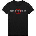 Queens of the Stone Age QOTSA - Text Logo (black) - XL