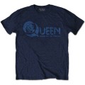 Queen - News of the World 40th Vintage Logo (navy)