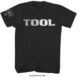 Tool - Metallic Silver Logo (Sleeve Print) (black)