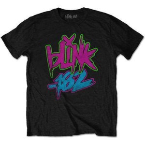 Blink 182 - Neon Logo (black) - M