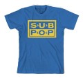 SUB POP - Sub Pop Logo Yellow Logo (blue)