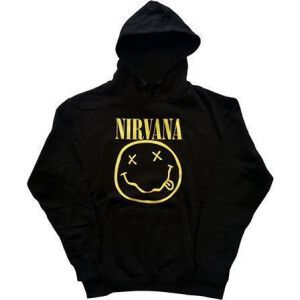 Nirvana - Yellow Smiley (Hoodie)(black)