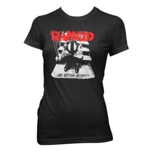 Rancid - And Out Come The Wolves (girl shirt) (black) M