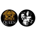 Queen - Slipmat Pair - Crest & Faces