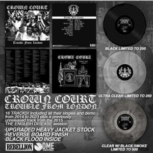Crown Court - Trouble From London (clear) col lp