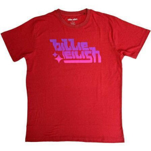 Billie Eilish - Purple Logo (red)