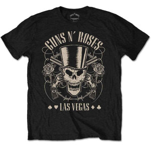 Guns N Roses - Top Hat Skull & Pistols (black)