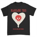 Alkaline Trio - Blood, Hair and Eyeballs Heart Skull (black)