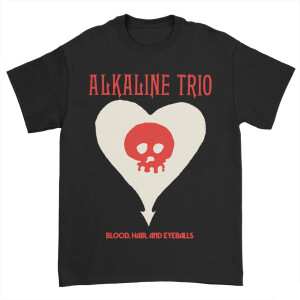 Alkaline Trio - Blood, Hair and Eyeballs Heart Skull (black) - L