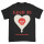 Alkaline Trio - Blood, Hair and Eyeballs Heart Skull (black) - L