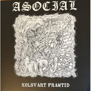 Asocial - Kolsvart framtid lp
