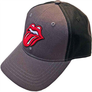 Rolling Stones - Classic Tongue - Baseball Cap (grey & black)