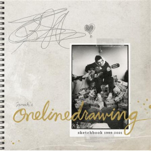 Onelinedrawing - Sketchbook - (white gold smash) col 2xlp