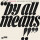 Aaron Parks - By All Means lp