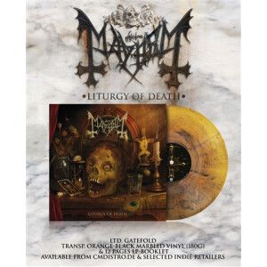 Mayhem - Liturgy of Death (orange marbled) col lp
