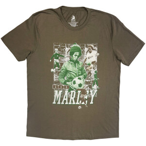 Bob Marley - Football Collage (brown)