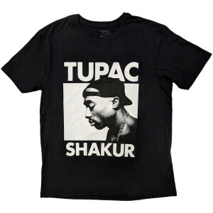 Tupac - Eyes Closed (black)