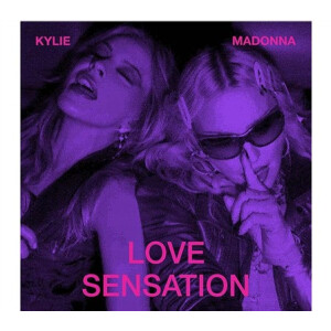 Madonna + Kylie: Love Sensation (clear) col 7"