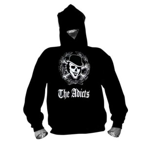 Adicts, The - Goth Skull / Hoodie