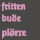 Frittenbude - Plörre - lp