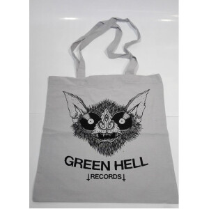 Green Hell Records - Hellbat (Stoffbeutel lange Henkel) grau - Zubehör