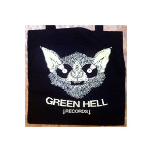 Green Hell Records - Hellbat (Stoffbeutel lange Henkel) schwarz Zubehör