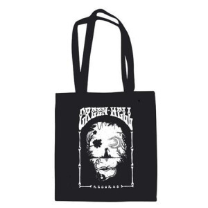 Green Hell Records - New Skull / (Stoffbeutel lange Henkel) schwarz
