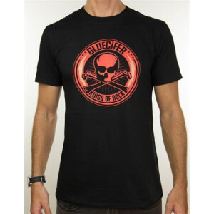 Gluecifer - Red Skull & Bolt (black)