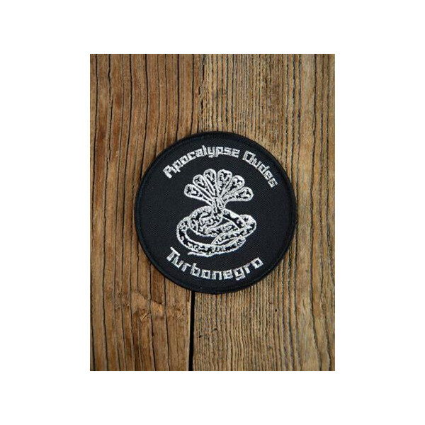 Turbonegro - Apocalypse Dude (black/silver) patch, 3,90