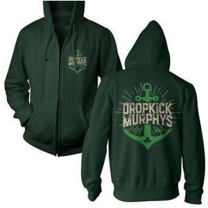 Dropkick Murphys - Anchor Admat Green (Zipper)